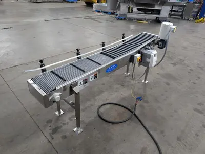 Laughlin SS Plastic Belt Incline Conveyor