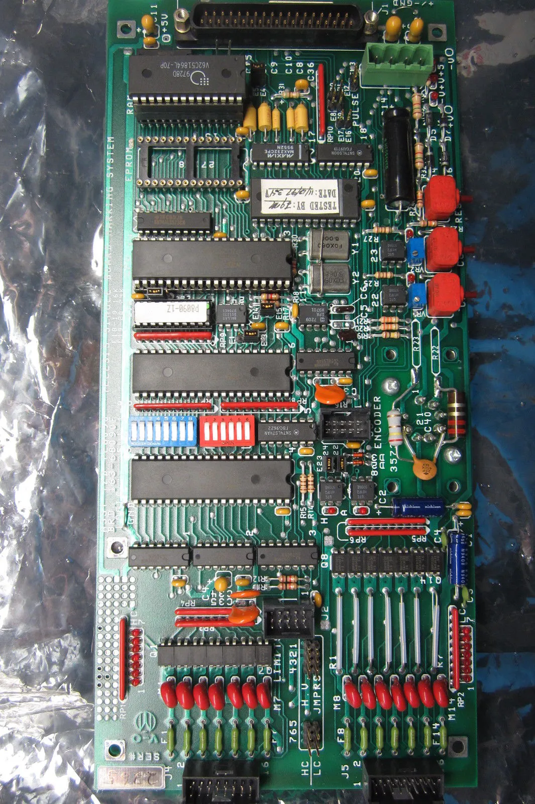USED TELESIS CONTROLS TZD-728090 SINGLE BOARD MARKING SYSTEM TZD728090