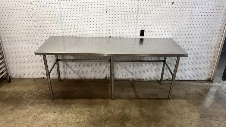 Used Falcon Restaurant Supply, Inc. Used 84" x 30" Stainless Steel Table - TH6-2 Food Prep Tables Illinois US | Falcon Restaurant Supply #1373560