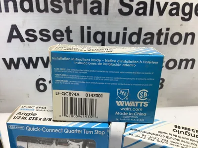 WATTS QUICK-CONNECT QUARTER TURN STOP (LF-QC 894A) 1/2in