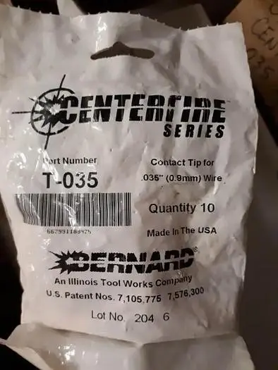 NEW BERNARD OEM MIG GUN SUPPLIES