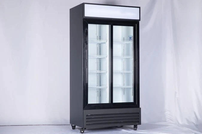 168-0035 GDR47"(S)N Double Glass Door Self Contained Cooler