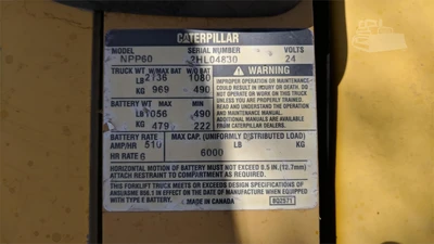 Used 1999 CATERPILLAR NPP60 Electric Lifters Arizona US | Tuscon Trux & Equipment Sales #1542871