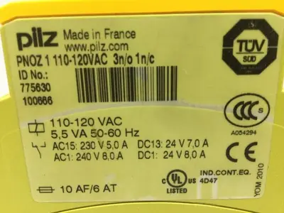 USED PILZ PNOZ1