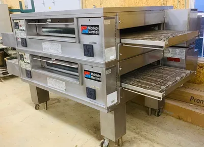 Middleby Marshall PS570G Double Stack Conveyor Pizza Ovens Tested / Working!