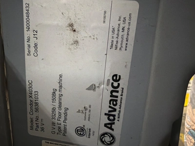 Used CONDOR X4030C Janitorial Equipment Michigan US | iGAM Industrial Marketplace #1318056