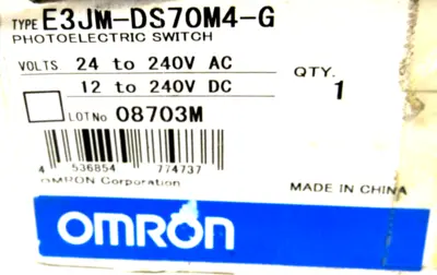 NEW OMRON E3JM-DS70M4-G PHOTOELECTRIC SWITCH E3JMDS70M4G