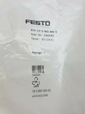 New | in-Stock FESTO 00540327 SERIES F5 (064) Parts (Hydraulics and Pneumatics) | ND Industrial Surplus #1223237