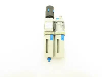 Festo MS4-LFR-1/4-D7-E-R-M-AS 1/4" Air Line Filter Regulator Lubricator Combo