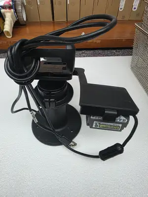 Used Falcon Restaurant Supply Used POS Payment Terminal Stand with Datalogic Barcode Reader - RK Restaurant Front of House Furnishings Illinois US | Falcon Restaurant Supply #1373591