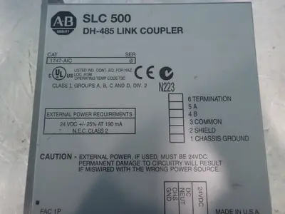 Used ALLEN BRADLEY 1747AIC Connector Accessories Ohio US | HGR 24 #751750