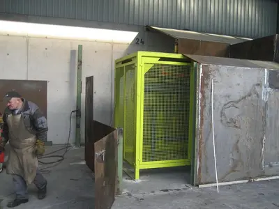 USED 2013 ATM SCRAP BALER 40X40