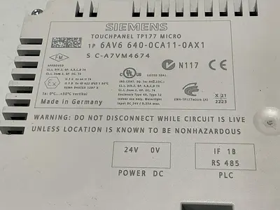 USED SIEMENS 6AV6 640-0CA11-0AX1