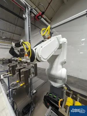 USED R+D Custom Automation R+D Custom Automation Robotic Labeler, Model Hermies+