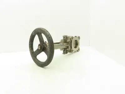 Velan L10-0310C-13SL 3" Stainless Knife Gate Valve 316SS Rising Stem Lug Style