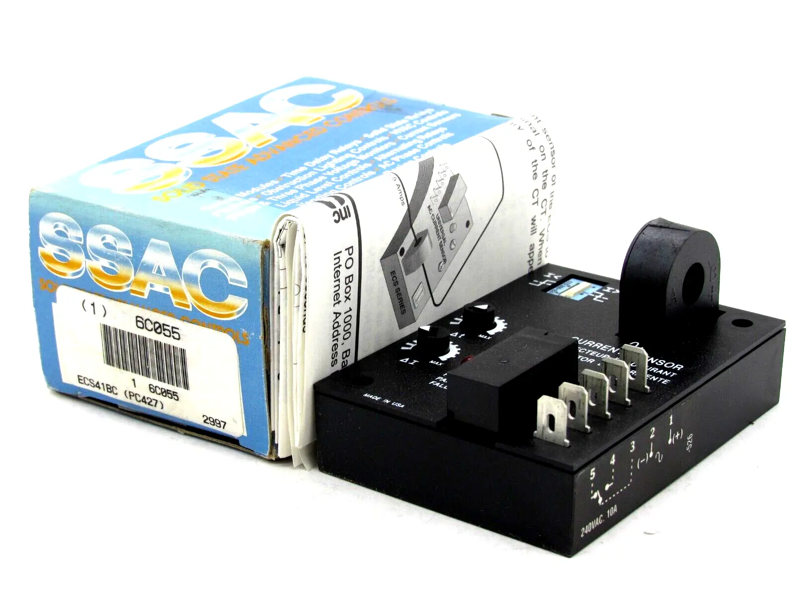 NEW SSAC 6C055 CURRENT SENSOR ECS41BC