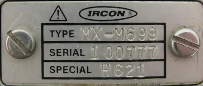 USED IRCON MX-M699 INFARED THERMOMETER MXM699