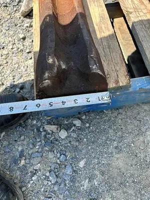 Used AFTERMARKET 6" D X 52" L HEAVY DUTY CHISEL BIT FOR CABLE TOOL Tool Bits Pennsylvania US | East West Machinery & Drilling #1417495