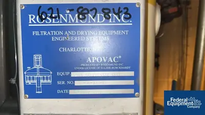 USED Rosenmund Rosenmund APOVAC System, S/S, 25 HP