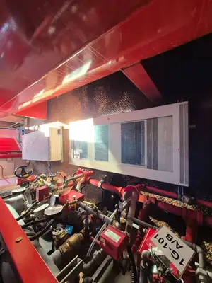 Containerized Foam Fire Suppression System w/ Deluge Valve, Potter Controls & Piping Manifold