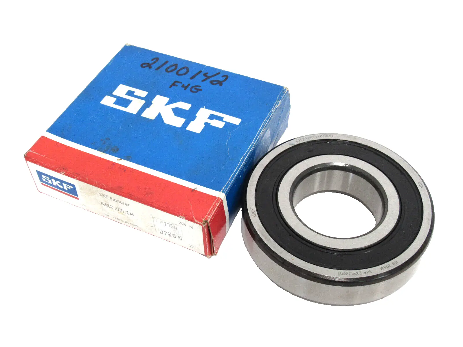 NEW SKF 6312 2RSJEM ROLLER BEARING 63122RSJEM