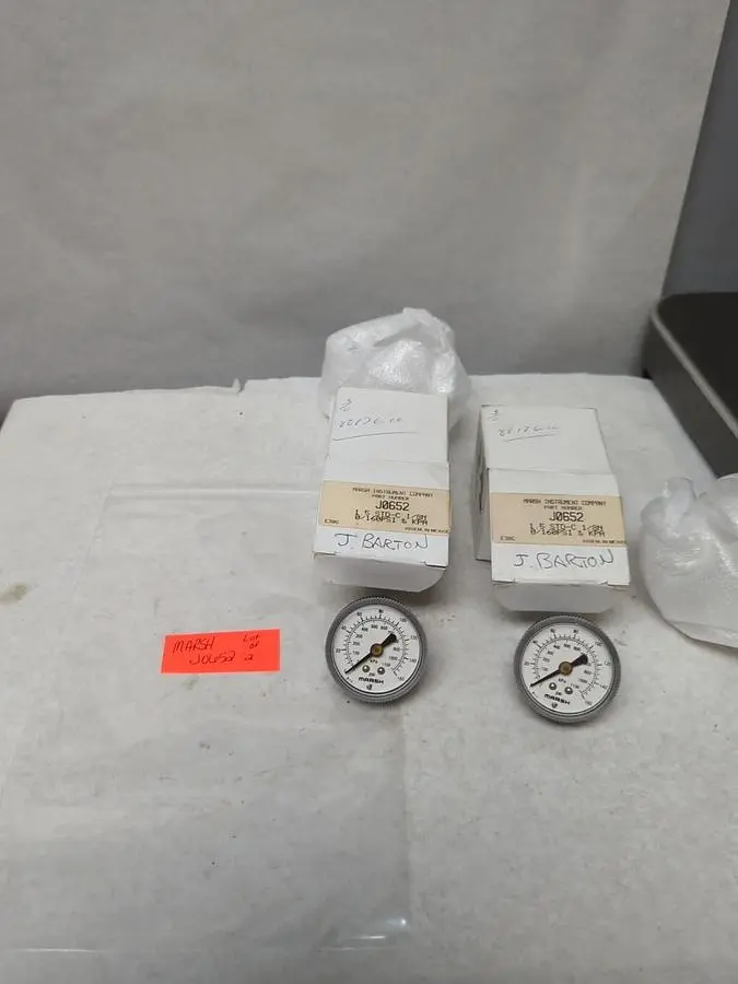 New | in-Stock MARSH J0652 Universal Pressure Meters Ohio US | Surplus Asset Holdings #1239411