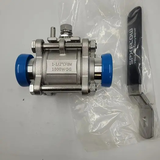 New | in-Stock SPX SPX 1-1/2" CF8M 1000 WOG 316 STAINLESS STEEL BALL VALVE PTFE SEAT/SEAL Pump & Valve Parts | ND Industrial Surplus #1218052