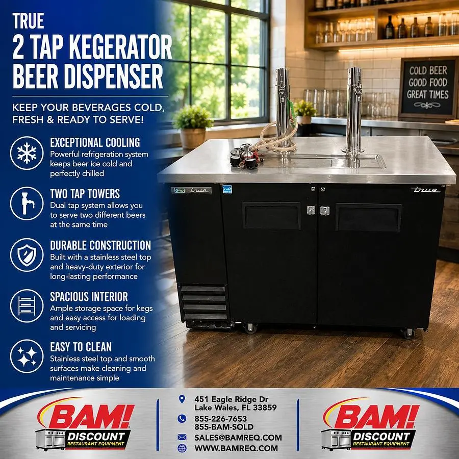 Used TRUE TDD - 2- HC Beer Equipment Florida US | BAM Discount Restaurant Equipment #1384843