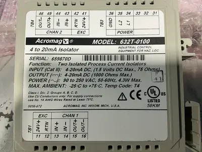Used ACROMAG 632T0100 Industrial Controls Ohio US | HGR 24 #1478130