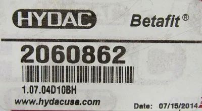 NEW HYDAC 2060862 HYDRAULIC FILTER 1.07.04D10BH
