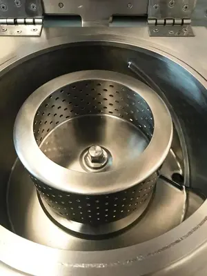 NEW: Rousselet Robatel RA 20 Vx R perforate basket centrifuge, 316L SS.