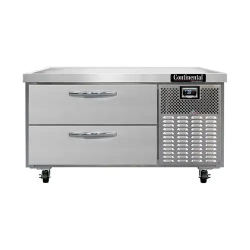 Continental D48GN 48" Chef Base W/ (2) Drawers - 115v