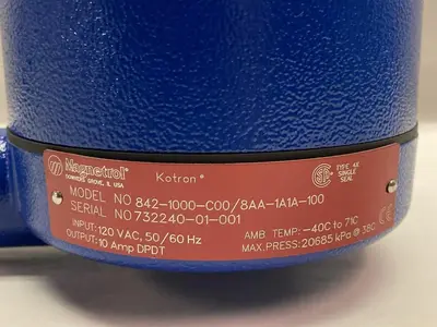 New | in-Stock MAGNATROL 842-1000-C00/8AA-1A1A-100 Miscellaneous Equipment (Electrical & Power) Ohio US | Surplus Asset Holdings #1243077