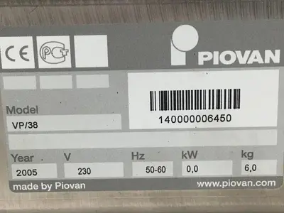 USED PIOVAN VP/38