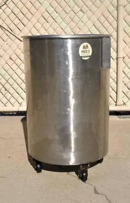 Tank, 28 Gallon, S/st, 18" x 25", Oscar Fisher, #S738932
