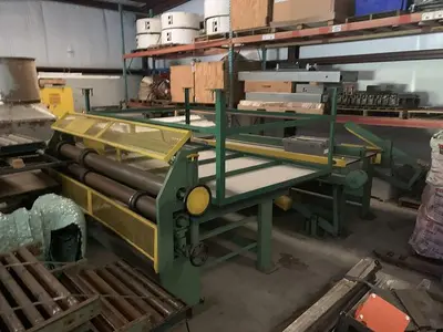 USED RJE SHEAR-SLITTER BOX MAKING MACHINE