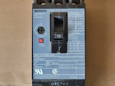 USED SIEMENS CED63A010