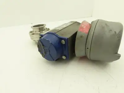 Bi-Torq Pneumatic Actuated 2" Butterfly Valve Tri-Clamp Stainless Limit Switch