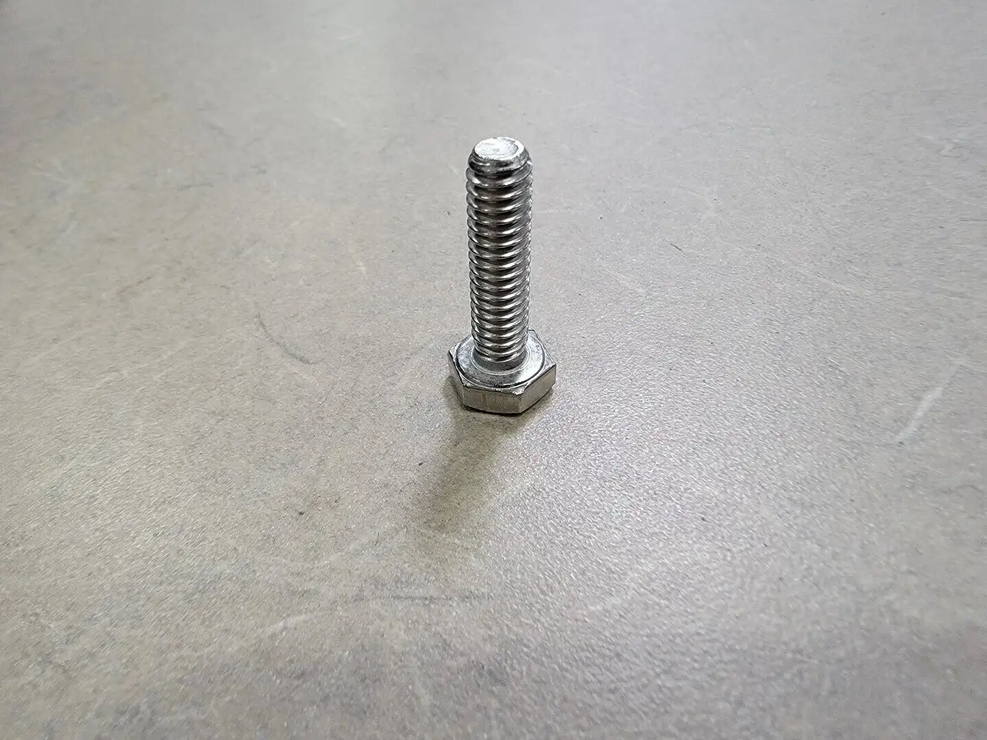 1/4" x 1" Stainless Steel Hex Bolt S31600 (Bag of 400/Qty)