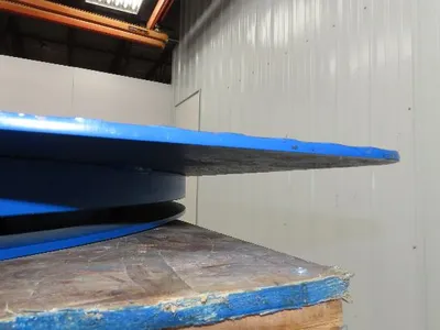 Vestil CA-KP-4848-4 Heavy Duty King Pin Carousel 48x48" 4000lb 1/4" Steel Plate