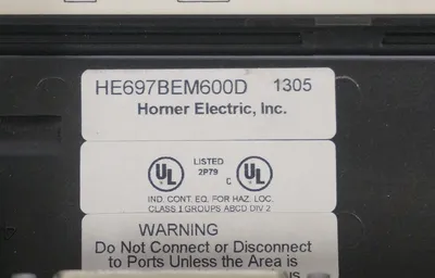 USED HORNER ELECTRIC HE697BEM600D I/O CONTROLLER MODULE HE697BEM600