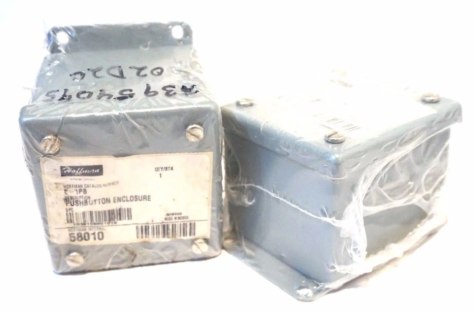 2 NEW HOFFMANN 58010 PUSHBUTTON ENCLOSURES