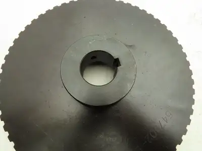 Timing Belt Pulley 0.5" Pitch 60 Tooth 1" W 1.5" Bore