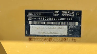 Used 2014 Caterpillar CS66B Single Drum Rollers Maryland US | Zadoon Equipment #1480806