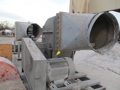 30' L x 70" Wide Carrier Fluid Bed Dryer With Heater