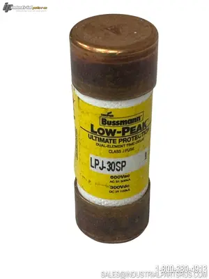 New | in-Stock BUSSMAN LPJ-30SP Fuses Kentucky US | Industrial Parts R Us Inc. #1377637