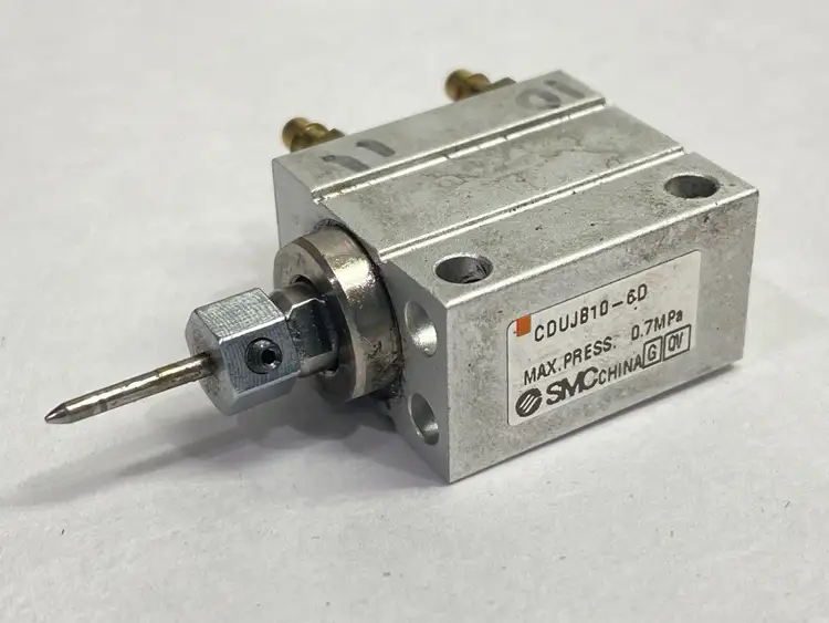 Used SMC PNEUMATIC MINIATURE FREE MOUNT CYLINDER 10MM BORE 6MM STROKE Pneumatic Cylinders Michigan US | Maverick Industrial Sales #1092901