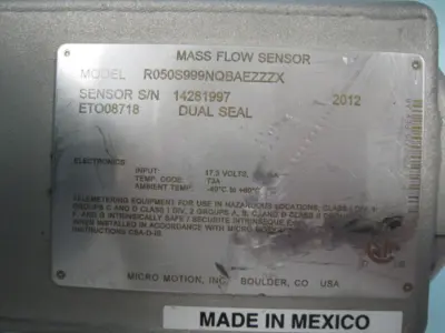 USED Micro Motion R050