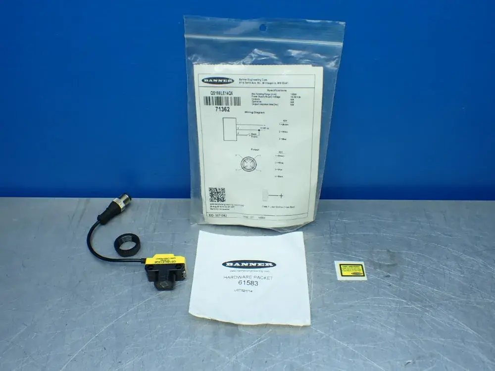 New | in-Stock BANNER QS186LE14Q5 Relays & Switches | HGR 24 #739304