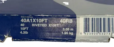 NEW RENOLD 40A1X10FT RIVETED ROLLER CHAIN 1/2" PITCH 10FT 40RB